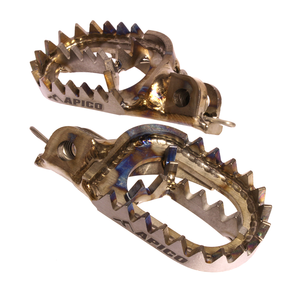 FOOT PEG TITANIUM KTM/HQV/GAS SX/TC50-65>23, SX/SX-F/TC/FC >15, EXC/EXC-F/TE/FE>16 (BETA>19,SHER>26) TI (R)